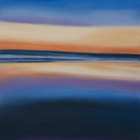 Day Begins 36x35 Framed Pastel  2800.00